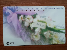 T-384 - JAPAN, Japon, Nipon, TELECARD, PHONECARD, Flower, Fleur, NTT 231-188 - Fleurs