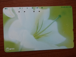 T-384 - JAPAN, Japon, Nipon, TELECARD, PHONECARD, Flower, Fleur, NTT 231-241 - Flowers