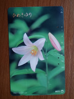 T-384 - JAPAN, Japon, Nipon, TELECARD, PHONECARD, Flower, Fleur, NTT 271-191 - Flowers