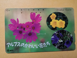 T-384 - JAPAN, Japon, Nipon, TELECARD, PHONECARD, Flower, Fleur, NTT 271-174 - Bloemen