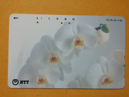 T-385 - JAPAN, Japon, Nipon, TELECARD, PHONECARD, Flower, Fleur, NTT 111-079 - Flowers