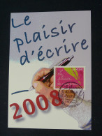 Carte Maximum Card Plaisir D'écrire Europa France 2008 - 2008