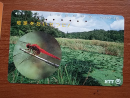 T-388 - JAPAN, Japon, Nipon, TELECARD, PHONECARD,  NTT 291-183, INSECT - Andere & Zonder Classificatie