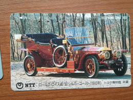 T-388 - JAPAN, Japon, Nipon, TELECARD, PHONECARD, Auto, Car NTT 290-496 - Coches