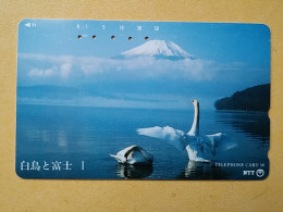 T-389 - JAPAN, Japon, Nipon, TELECARD, PHONECARD,  BIRD, OISEAU, NTT 251-249 - Sonstige & Ohne Zuordnung