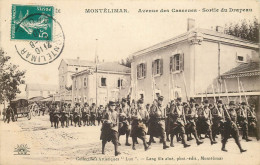 DROME  MONTELIMAR  Avenue Des Casernes Sortie Du Drapeau - Montelimar