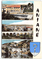 ANIANE Centre De Rééducation, Piscine, Vue Génerale, Pont Du Diable. Multivues Edit APA-Poux  - Aniane