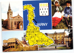 Jarny - Carte Géographique Edit Europ.  Multivues Blason - Jarny