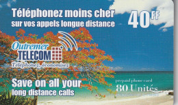 PREPAID PHONE CARD ANTILLE FRANCESI  (E69.3.8 - Antillen (Frans)