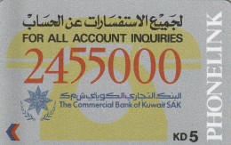 PHONE CARD KUWAIT  (E82.4.8 - Koweït