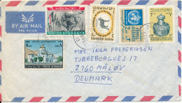 Afghanistan Air Mail Cover Sent To Denmark 10-8-1971 With More Topic Stamps - Afghanistan