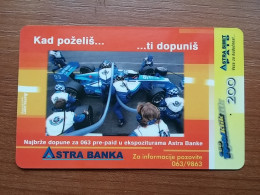 T-395 - YUGOSLAVIA, TELECARD, PHONECARD, Formula 1 - Yugoslavia