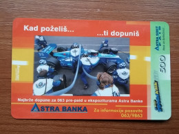 T-395 - YUGOSLAVIA, TELECARD, PHONECARD, Formula 1 - Yougoslavie