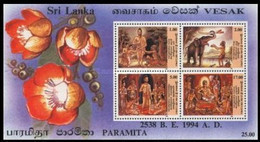 (0409) Sri Lanka  Culture / Vesak 1994 Sheet / Bf / Bloc  ** / Mnh  Michel BL 55 - Sri Lanka (Ceylan) (1948-...)