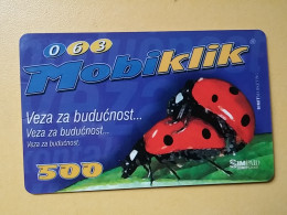 T-397 - YUGOSLAVIA, TELECARD, PHONECARD, , LADYBUG, BUBAMARA, LADYBIRD, COCCINELLE, - Yougoslavie