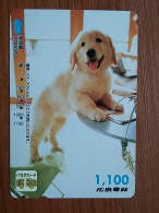 T-398 - JAPAN, Japon, Nipon, Carte Prepayee, Prepaid Card, Dog, Chien - Perros