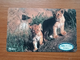 T-398 - JAPAN, Japon, Nipon, TELECARD, PHONECARD, NTT 231-157, Lion - Selva