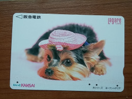 T-399 - JAPAN, Japon, Nipon, Carte Prepayee, Prepaid Card, Dog, Chien - Chiens