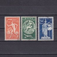 GREECE 1954, Sc# C71-C73, Air Mail, Art, Planes, Used - Neufs