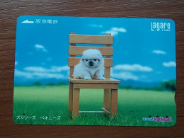 T-399 - JAPAN, Japon, Nipon, Carte Prepayee, Prepaid Card, Dog, Chien - Cani