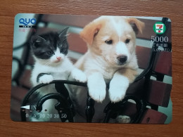 T-399 - JAPAN, Japon, Nipon, Carte Prepayee, Prepaid Card, Dog, Chien - Chiens