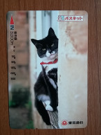 T-400 - JAPAN, Japon, Nipon, Carte Prepayee, Prepaid Card, CAT, CHAT - Katten