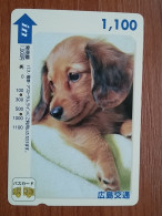 T-400 - JAPAN, Japon, Nipon, Carte Prepayee, Prepaid Card, Dog, Chien,  - Cani