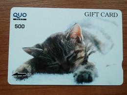 T-401 - JAPAN, Japon, Nipon, Carte Prepayee, Prepaid Card, CAT, CHAT,  - Katzen