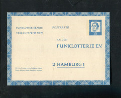 "BERLIN" 1963, Funklotterie-Postkarte Mi. FP 7 ** (4935) - Postcards - Mint