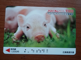 T-403 - JAPAN, Japon, Nipon, Carte Prepayee, Prepaid Card, Animal,  - Altri & Non Classificati