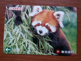 T-404 - JAPAN, Japon, Nipon, Carte Prepayee, Prepaid Card, Animal, Bear, Ours - Altri & Non Classificati