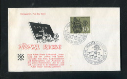 "BUNDESREPUBLIK DEUTSCHLAND" 1959, Mi. 308 "Adam Riese" FDC (4943) - 1948-1960