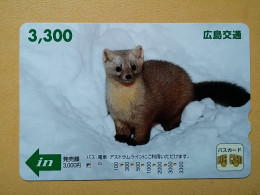 T-404 - JAPAN, Japon, Nipon, Carte Prepayee, Prepaid Card, Animal, Fox, Renard - Altri & Non Classificati