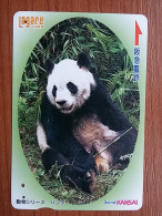 T-405 - JAPAN, Japon, Nipon, Carte Prepayee, Prepaid Card, Animal, Bear, Ours Panda - Altri & Non Classificati