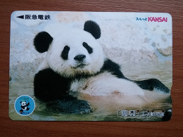 T-405 - JAPAN, Japon, Nipon, Carte Prepayee, Prepaid Card, Animal, Bear, Ours Panda - Altri & Non Classificati
