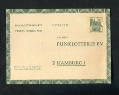 "BERLIN" 1966, Funklotterie-Postkarte Mi. FP 8 ** (4946) - Postales - Nuevos