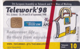 PORTUGAL - Telework "98, Tirage 2500, 09/98, Mint - Portogallo