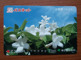 T-409 - JAPAN, Japon, Nipon, Carte Prepayee, Prepaid Card, Flower, Fleur - Flowers