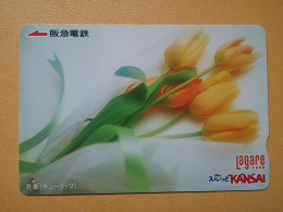 T-409 - JAPAN, Japon, Nipon, Carte Prepayee, Prepaid Card, Flower, Fleur - Fleurs