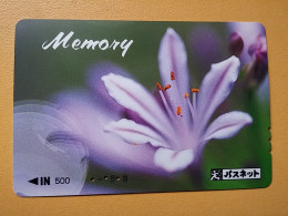 T-409 - JAPAN, Japon, Nipon, Carte Prepayee, Prepaid Card, Flower, Fleur - Flowers