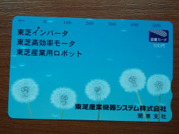 T-409 - JAPAN, Japon, Nipon, Carte Prepayee, Prepaid Card, Flower, Fleur - Flores