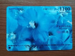 T-409 - JAPAN, Japon, Nipon, Carte Prepayee, Prepaid Card, Flower, Fleur - Flores