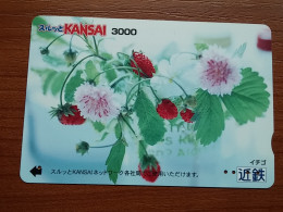 T-409 - JAPAN, Japon, Nipon, Carte Prepayee, Prepaid Card, Flower, Fleur - Flowers