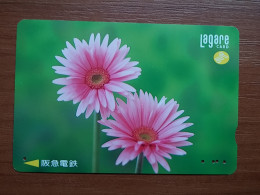 T-409 - JAPAN, Japon, Nipon, Carte Prepayee, Prepaid Card, Flower, Fleur - Fleurs