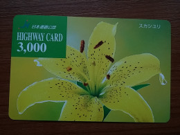 T-409 - JAPAN, Japon, Nipon, Carte Prepayee, Prepaid Card, Flower, Fleur - Fiori