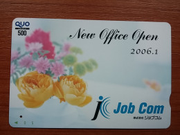 T-409 - JAPAN, Japon, Nipon, Carte Prepayee, Prepaid Card, Flower, Fleur - Flores
