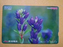 T-409 - JAPAN, Japon, Nipon, Carte Prepayee, Prepaid Card, Flower, Fleur - Fleurs