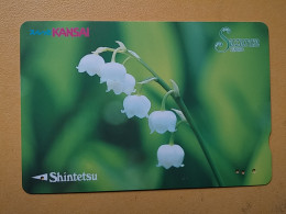 T-409 - JAPAN, Japon, Nipon, Carte Prepayee, Prepaid Card, Flower, Fleur - Flores