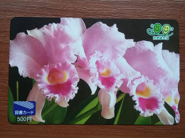 T-409 - JAPAN, Japon, Nipon, Carte Prepayee, Prepaid Card, Flower, Fleur - Bloemen