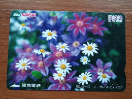 T-409 - JAPAN, Japon, Nipon, Carte Prepayee, Prepaid Card, Flower, Fleur - Flores